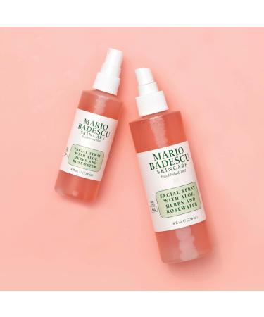 Mario Badescu Facial Spray With Aloe Herbs And Rosewater 8oz (236ml) Rose 236 ml (Pack of 1) - Buy Online on GoSupps.com