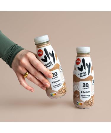 VLY Coffee 400ml - Vegan Protein Coffee Drink Low-Calorie No Added Sugar | 20g Plant Protein (8 Pack) - Buy Internationally - Buy Online on GoSupps.com
