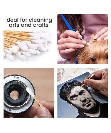 Bamboo Cotton Swabs 800 Count - Biodegradable Organic Double Round Tips - 3 inch for Ears Makeup Pets - Eco-Friendly Household Cleaning - Buy Online on GoSupps.com