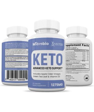 Microbio Keto ACV Pills 1275MG Keto Support Blend Capsule Alternative to Keto ACV Gummies Formulated with Apple Cider Vinegar Extra Virgin Olive Oil Powder Green Tea Leaf 60 Capsules - Buy Online on GoSupps.com