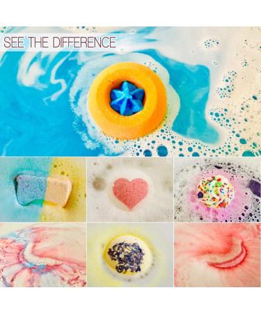 7 Natural Bath Bombs Gift Set for Women and Girls - Spa Bubble Fizzies for Beauty Lovers - Perfect for Christmas, Valentines, Birthday, Mother's Day - STNTUS INNOVATIONS - Buy Online on GoSupps.com