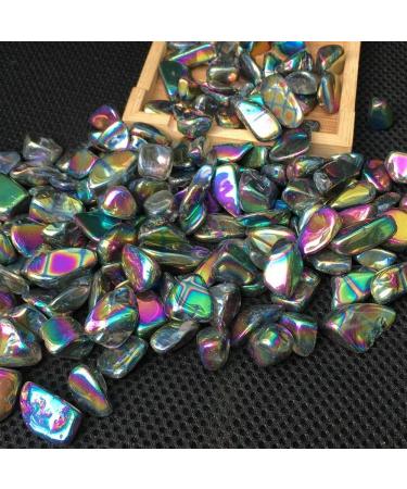 Natural Crystal Rough Natural Magic Rainbow Aura Quartz Crystal Colored Tumbled Stones Titanium Coated (Size : Purple) - Buy Online on GoSupps.com