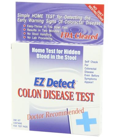 EZ Detect Colon Disease Test - Easy Home Screening Kit - Buy Online on GoSupps.com