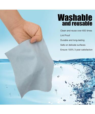 5 Pack Microfiber Cleaning Cloths - Multi-Color Lens & Screen Cleaning for Eyeglasses Cell Phones Cameras | Best Quality & International Shipping - Buy Online on GoSupps.com