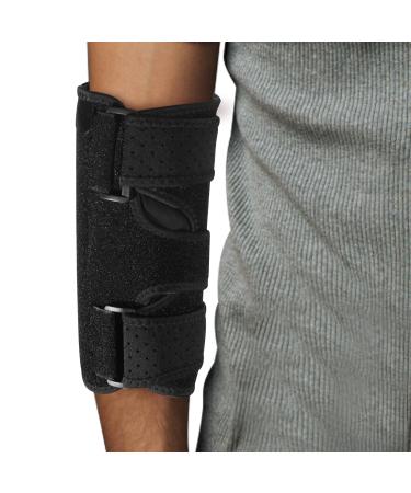 Elbow Brace Comfortable Night Elbow Sleep Support Brace Adjustable Metal Splints for Cubital Tunnel Syndrome Elbow Splint for Ulnar Nerve Entrapment Fits for Women Men