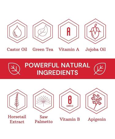 HairXT100 Premium Hair Growth Serum | All Natural for Men & Women | Promotes Growth, Fights Hair Loss, Nourishes Scalp - 2oz - Buy Online on GoSupps.com