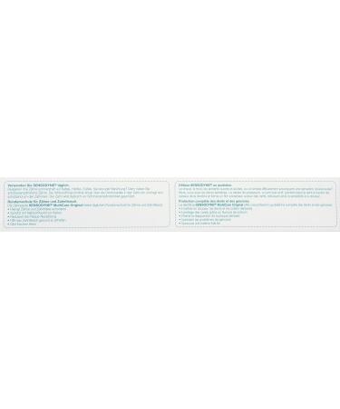 Sensodyne MultiCare Original Fluoride Toothpaste 2 x 75ml for sensitive teeth with pain - Buy Online on GoSupps.com