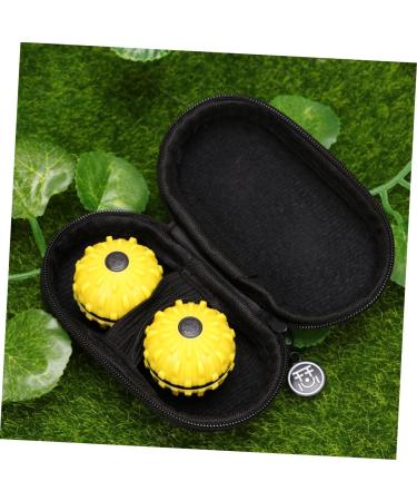 TOVINANNA Pressure Release Toy 1pc Decompression Massage Ball for Stress Relief | 7.36x3.56cm Yellow - Buy Online on GoSupps.com