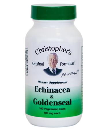 Christopher's Original Formulas Echinacea and Goldenseal - 100 Vegetarian Capsules