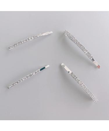 16-Piece Clear Rhinestone Bobby Pin Set | Shiny Hair Decor for Women - Buy Online on GoSupps.com