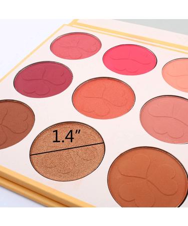 Vodisa Blusher Palette: Natural Mineral Blush Kit for Professional Facial Makeup - Buy Online on GoSupps.com