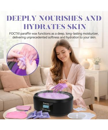 Machine cire de paraffine pour les mains et les pieds 3500 ml Kit hydratant avec chauffe-cire la paraffine automatique et garde au chaud id al pour les bains de paraffine la maison - Buy Online on GoSupps.com