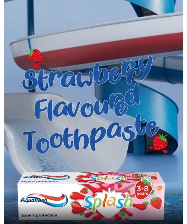 Aquafresh Splash Toothpaste for Kids Aged 3-8 | Fluoride-Free Fun Flavors | International Shipping Available - Buy Online on GoSupps.com