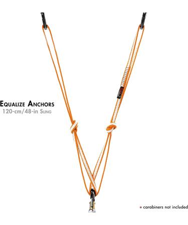 GM CLIMBING 11mm UHMWPE Sling Runner 22kN CE UIAA Certified Orange 30cm / 12inch - Buy Online on GoSupps.com