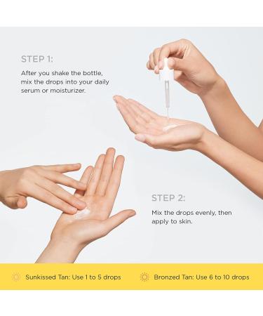 JOAH Self Tanner Sun & Seoul Golden Daze Sunless Tanning Drops Moisturizing Self Tanning for Face & Body Vegan & Cruelty-Free Light/Medium 30ml (1.01 Fl. oz.) Light Medium - Buy Online on GoSupps.com