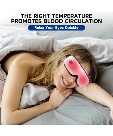 Buy Eye Massager with Heat & Vibration - Migraine Relief & Relaxation Mask for Men & Women | Foldable Design - Buy Online on GoSupps.com