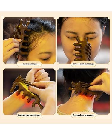 Handmade Scalp Massage Device | Portable Antistatic Comb for Hair Loss Prevention | Ideal for Head Neck & Shoulders - Buy Online on GoSupps.com