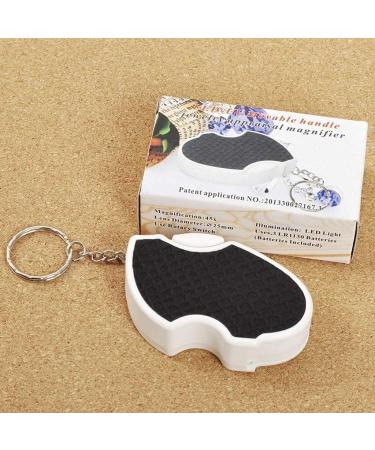 Magnifying glassPortable Mini Magnifier 20X HD Zoom with LED Light Fold Portable Magnifying Glass Suitable for Jewelry Antique Identification - Buy Online on GoSupps.com