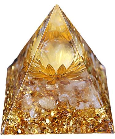 Orgonite Crystal Pyramid Crystals Tiger's Eye Reiki Orgonite Gemstones Protection Crystals Energy Gain Generator for Yoga Meditation Indoor Handmade Decor for Lencyh - Buy Online on GoSupps.com