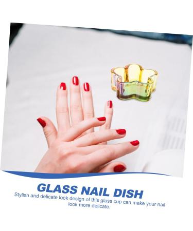 Beatifufu Nail Art Crystal Cup Nail Art Tools Professional Nail Dish Nail Art Dish Bowl Nail Art Accessories Nail Dish Cups Manicure Nail Dish Acrylic Nail Supplies Nails Dish Glass - Buy Online on GoSupps.com