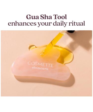 Cosmette Skincare Daily Dark Spot Solution Bundle | Includes Sweet Plum Oil Bright Embrace Eye Butter Packette of Timeless Hydration Moisturizer Gua Sha Tool - Buy Online on GoSupps.com