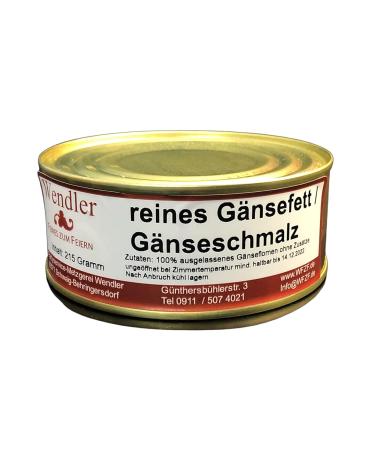 Pure Goose Fat Lard 200g - Unseasoned & Additive-Free for Cooking & Baking | International Shipping Available - Buy Online on GoSupps.com