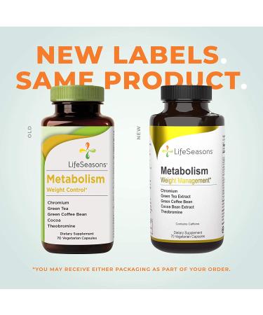 LifeSeasons Metabolism Weight Control - 70 Vegetarian Capsules for Healthy Weight Management - Buy Online on GoSupps.com