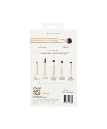 EcoTools Precious Metals Brightening Eye Set - 5 Piece Eco-Friendly Makeup Brush Kit - Buy Online on GoSupps.com