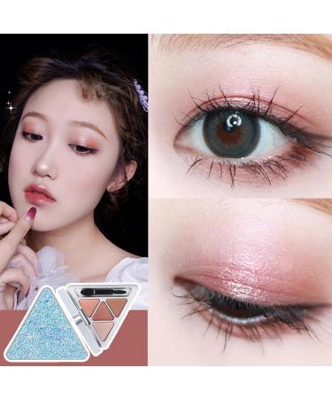 Eyeshadow Palette For Women 4 Colors Glitter Makeup Palette | Pigment Eye Shadow Pallete Waterproof Eye Shadow Colorful Eyeshadow Palette Vibrant Colors Shades Eye Shadow Cosmetics Pochy F403#sunset Country - Buy Online on GoSupps.com