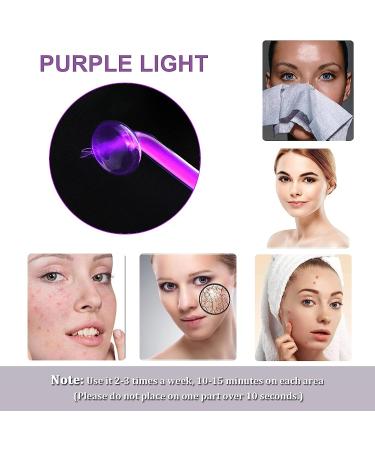 APREUTY Portable Handheld High Frequency Facial Machine with 4 Argon Sticks - Violet - Buy Online on GoSupps.com