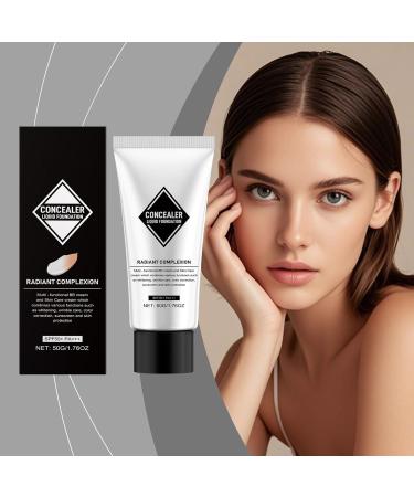  Zuasdvnk Full Coverage Foundation Color Matching Foundation 1.76 oz Foundation Makeup for Fade-Resistant Foundation - Multifunctional Base Makeup - Buy Online on GoSupps.com