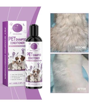 ulapithi Pet Conditioner Pet Shampoo for Dogs | Natural Detangling Pet Shampoo with Lavender 100ml Deodorizing Shampoo - Buy Online on GoSupps.com