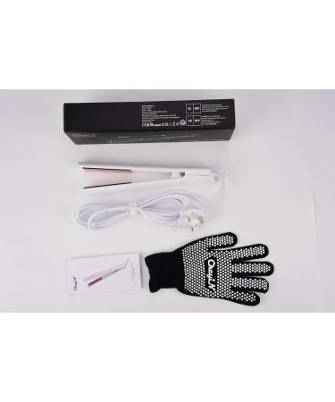 CkeyiN 2-in-1 Hair Straightener and Curler 1 inch Ceramic Flat Iron - 5 Adjustable Temperatures, Dual Voltage - Fast Heating - Buy Online on GoSupps.com