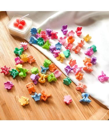 10 Colors 60PCS Durable Mini Hair Claw Clips Mini Hair Clips Flower Clips Heart Hair Clip Daisy Claw Clips for Kids and Adult Hairstyles Decroation Buns Pining Bangs Clips Mixed Style 60pcs/Set 60pcs/set Miltcolor - Buy Online on GoSupps.com
