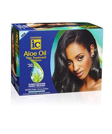 Fantasia Ic Aloe Oil Hair Treatment Regular/Normal Strength Relaxer Kit