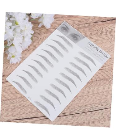 NOLITOY 2pcs 3d Eyebrow Stickers Eyebrow Makeup Kit Eyebrow Transfer Stickers Template Eyebrow Trimming Miss - Buy Online on GoSupps.com