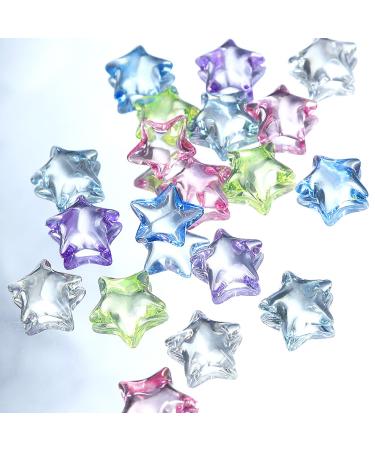 Vezocim Stars Nail Art Charms - 3D Pentagram Rhinestone Designs for DIY Manicures & Jewelry Making - Buy Online on GoSupps.com