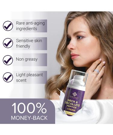 Neck Firming Cream | Anti-Aging Moisturizer for Neck & D collet - Advanced Stem Cell & Collagen Formula for Tightening & Lifting | 3.38 oz (100ml - Buy Online on GoSupps.com