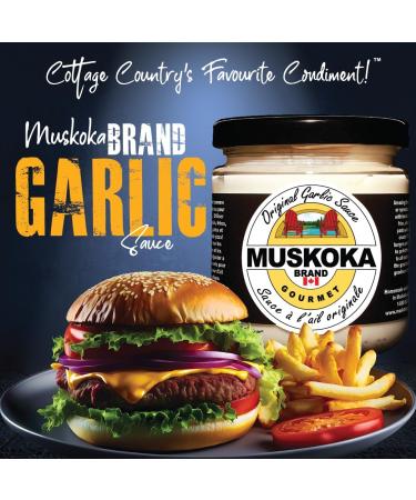 Muskoka Brand Gourmet Original Garlic Sauce 500ml (Pack of 2) - Buy Online on GoSupps.com