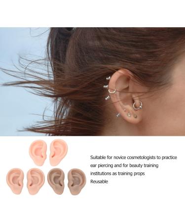 3 Pairs Silicone Ear Models - Realistic Flexible Display & Exercise Tools for Jewelry - Buy Online on GoSupps.com