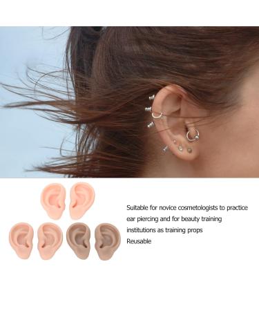 Ear Model Reusable Simulated Ear Model Silicone Flexible 3 Pairs for Home - Buy Online on GoSupps.com