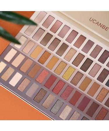 Ucanbe 60 Colors Eyeshadow Palette - Professional Shimmer & Matte Makeup Long-Lasting Pigment for Smoky & Naked Eyes - Buy Online on GoSupps.com