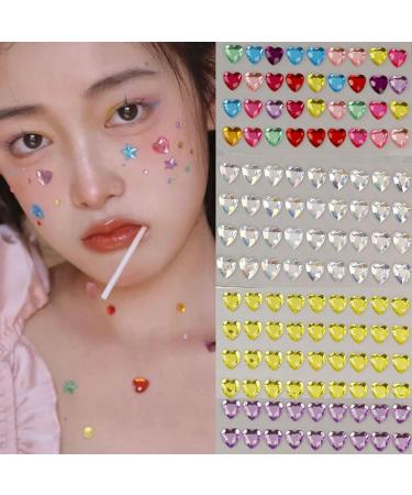 12MM Nails Diamond Decoration Eyeshadow Gems Makeup Rhinestone Face Sticker Festival Party DIY Body Glitter(04) Style3 - Buy Online on GoSupps.com