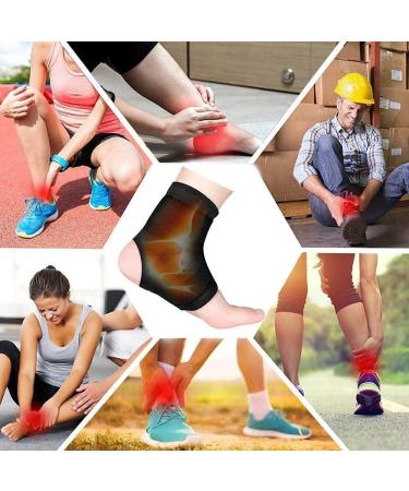 Breathable Ankle Brace for Women & Men - Strong Support & Protection, Adjustable Compression for Sprained Ankle - Pink & Black - Buy Online on GoSupps.com