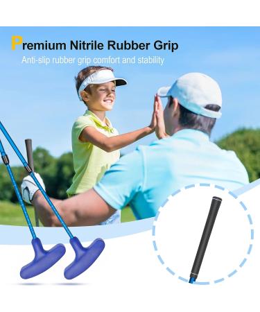 ToVii Adjustable Golf Putter with Nitrile Rubber Top - Left & Right Handed, Sturdy Aluminum Shaft - Blue - Buy Online on GoSupps.com