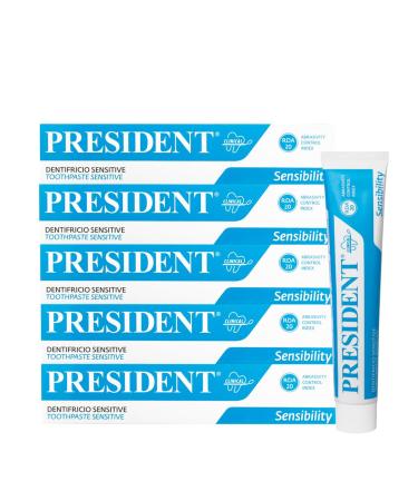 President set with 5 sensitive teeth for sensitive teeth and gums.Gentle fast relief for tooth sensitivity and protects the gums.RDA 20. 5 x 75 ml