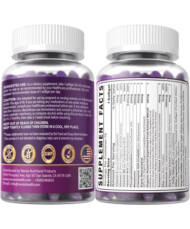 Melatonin 100mg for Antioxidant & Cognitive Health Ultra High Dose Melatonin with CoQ10 Turmeric Trans-Resveratrol Vitamin B12 C E for Brain Anti-Aging Cellular Repair and Energy 75 Softgels 75 Count (Pack of 1) - Buy Online on GoSupps.com