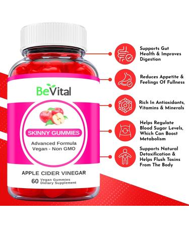 Be Vital Keto Gummies - 2 Pack ACV & B12 Weight Loss Formula - Vegan - 120 Gummies - Buy Online on GoSupps.com