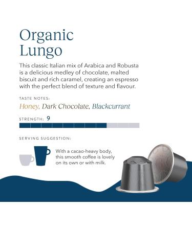 CRU Kafe Lungo Espresso Strong Nespresso Compatible Coffee Pod Capsules 20 Pods Complex and Full Bodied Coffee 10 count (Pack of 2) - Buy Online on GoSupps.com