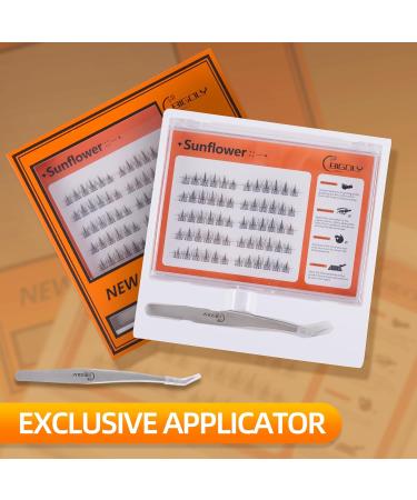 Glue-Free False Eyelashes | Self-Adhesive DIY Jelly Gel Lash Extensions - Sunflower | Perfect for Lazy Beauty - Buy Online on GoSupps.com